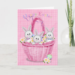 Cartão De Festividades Hoppy Easter Bunnies