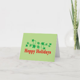 Cartão De Festividades Hoppy Holiday greeting card