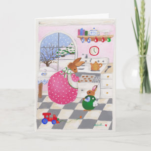 Cartão De Festividades hora de assar dos cookies