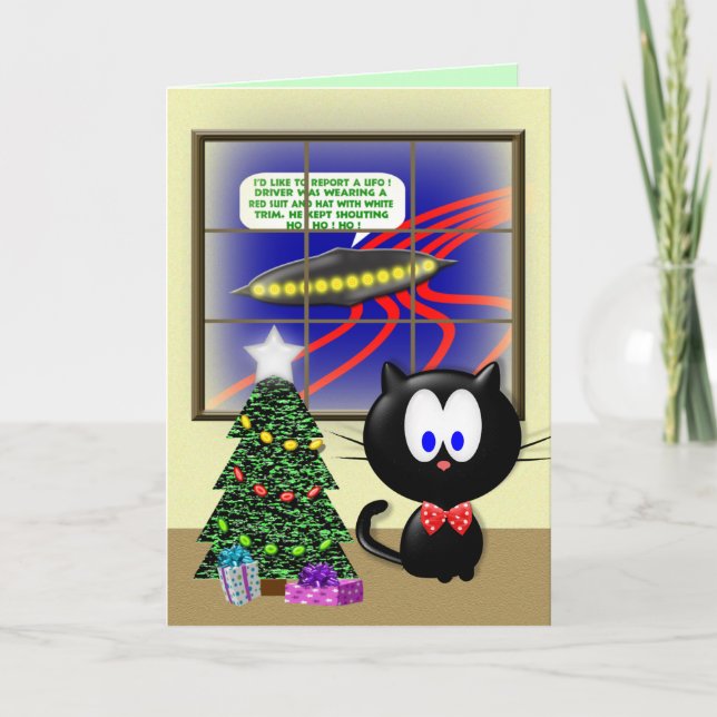 Cartão De Festividades Hora de Natal (Frente)