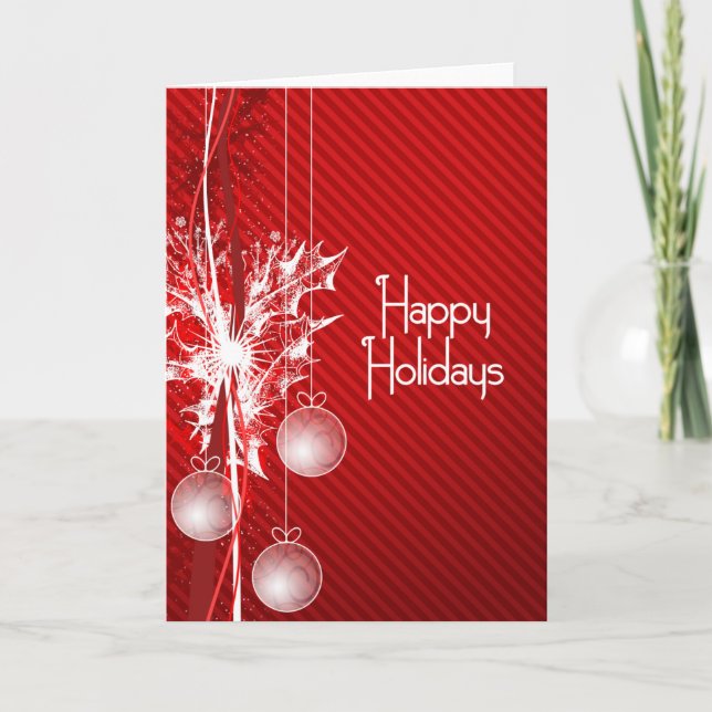 Cartão De Festividades Hora de Natal (Frente)