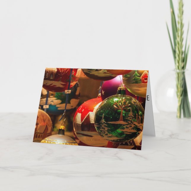 CARTÃO DE FESTIVIDADES HORA DO ANO PARA "PENSAR EM TI" NATAL (Frente)