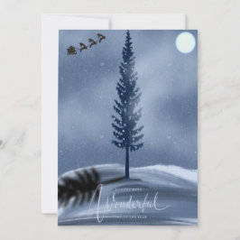 Cartão De Festividades Hora Mais Maravilhosa do Ano