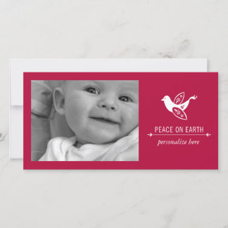 Cartão De Festividades Horizontal 1-photo card