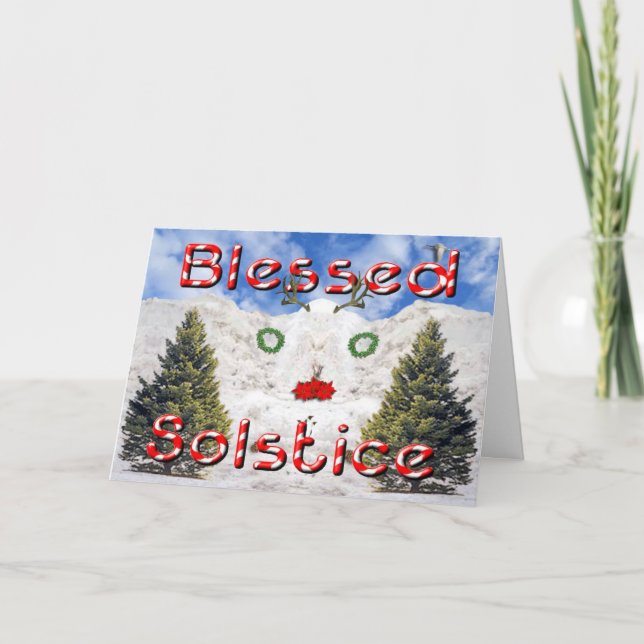 Cartão De Festividades Horned One's Alter (Frente)