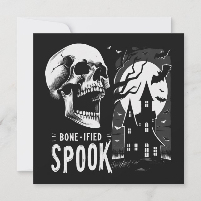 Cartão De Festividades Horror Halloween (Frente)