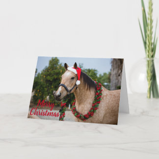 Cartão De Festividades Horse Christmas Card