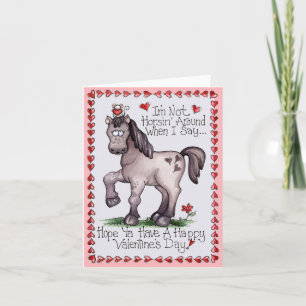 Cartão De Festividades Horsin' Around - Valentine Card