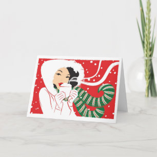 Cartão De Festividades Hot Cocoa