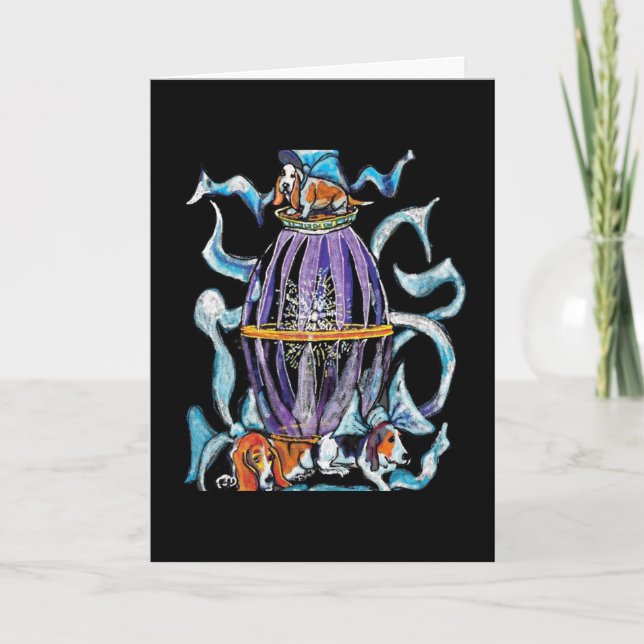 Cartão De Festividades Hounds & Arcos - Placa Simples (Frente)