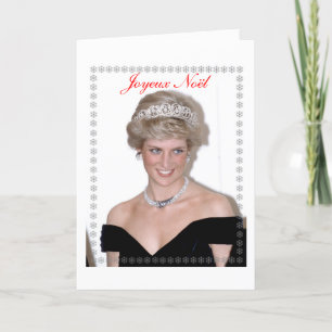 Cartão De Festividades HRH The Princess of Wales Joyeux Noël