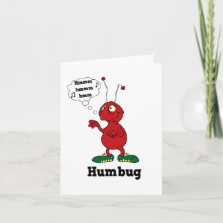 Cartão De Festividades Humbug greeting card