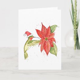 Cartão De Festividades Hummingbird Christmas Card