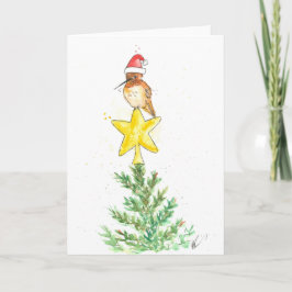 Cartão De Festividades Hummingbird Christmas Card