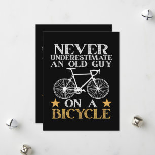 Cartão De Festividades Humor de Ciclista Divertido de Ciclismo