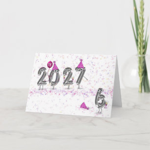 Cartão De Festividades Humor de Festa de Ano Novo 2026
