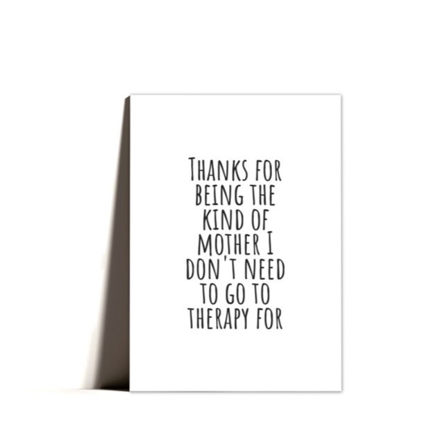 Cartão De Festividades Humor do feliz dia de as mães (Criador carregado)