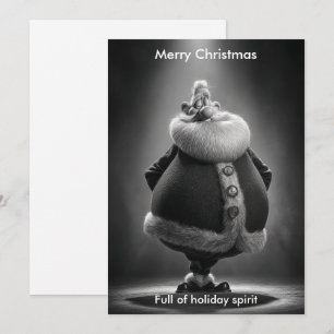 Cartão De Festividades Humor Natalino Feliz Natal cumprimento de férias 