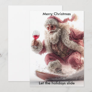 Cartão De Festividades Humor Natalino Papai Noel   Saudação de festas 
