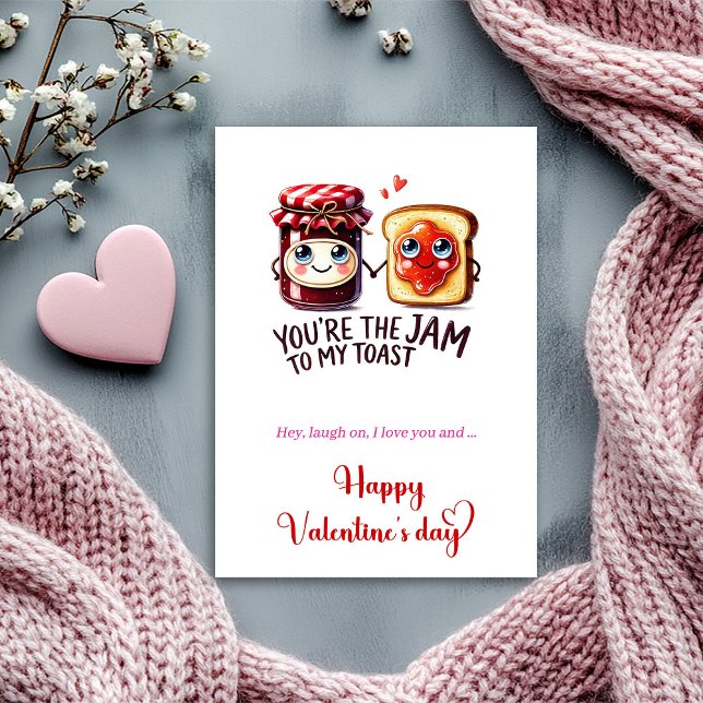 Cartão De Festividades Humor Valentine Card with Silly Fruit Characters (Humor Valentine Card with Silly Fruit Characters)