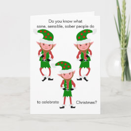 Cartão De Festividades Humorous Christmas