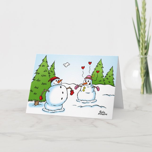 Cartão De Festividades Humorous Valentine's Day Card (Frente)