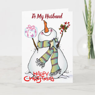 CARTÃO DE FESTIVIDADES ***HUSBAND*** YOU MAKE ME HAPPY "EVERYDAY"
