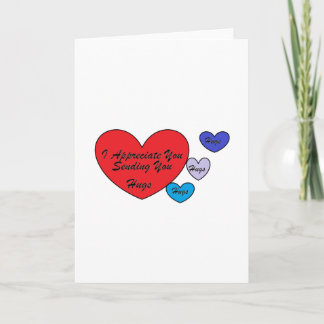 Cartão De Festividades I Appreciate You