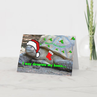 Cartão De Festividades I don't have a chimney, Santa!