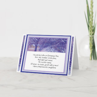 Cartão De Festividades I Heard the Bells Card