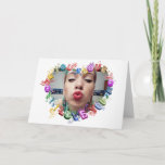 Cartão De Festividades I Love You custom Greeting Cards<br><div class="desc">Join me at Google  Circles</div>