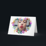 Cartão De Festividades I Love You custom Greeting Cards<br><div class="desc">Join me at Google  Circles</div>