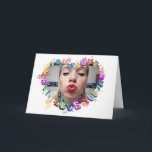 Cartão De Festividades I Love You custom Greeting Cards<br><div class="desc">Join me at Google  Circles</div>