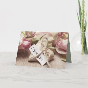 Cartão De Festividades I love you greeting card