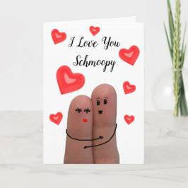 Cartão De Festividades I Love You Schmoopy Valentine's Day Card