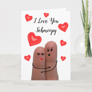Cartão De Festividades I Love You Schmoopy Valentine's Day Card