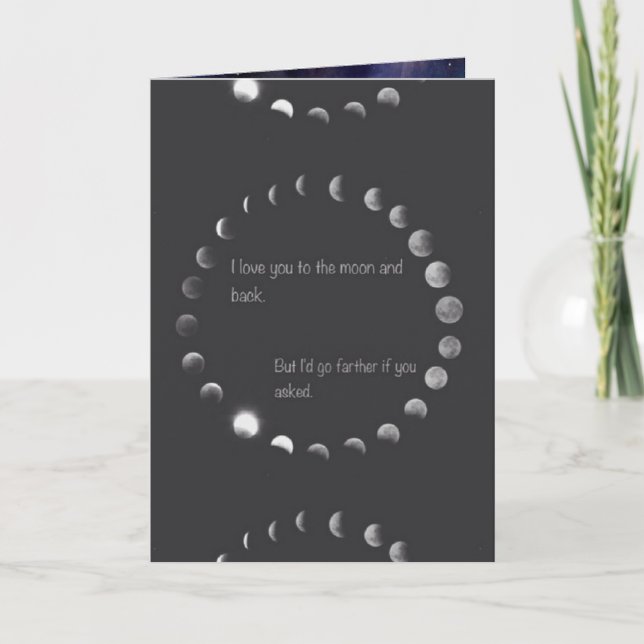 Cartão De Festividades I Love You To....Valentine's Card (Frente)