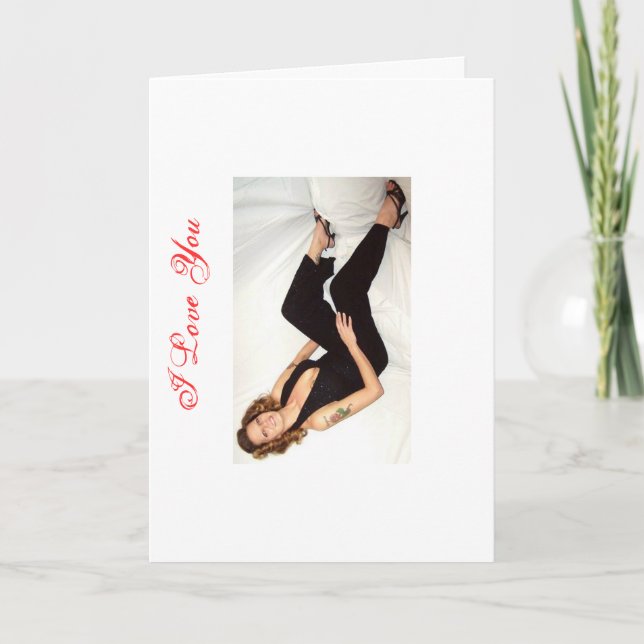 Cartão De Festividades I Love You/Valentine's Card (Frente)