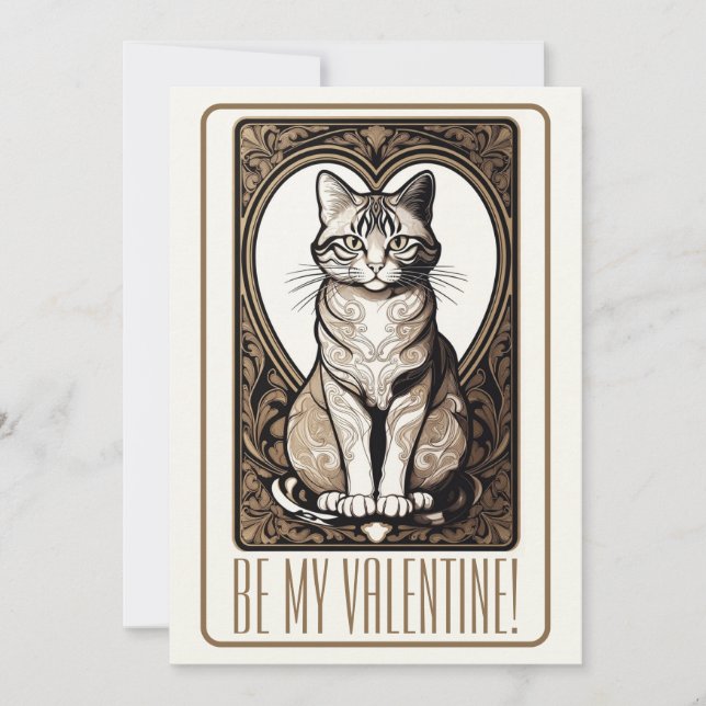 Cartão De Festividades "I Tolerate You" – The Honest Feline  (Frente)