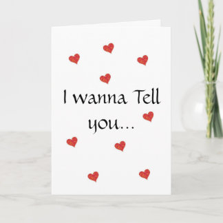 Cartão De Festividades I wanna