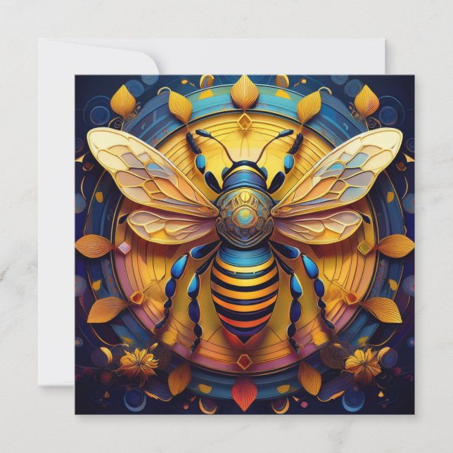 Cartão De Festividades IA Bee (Frente)