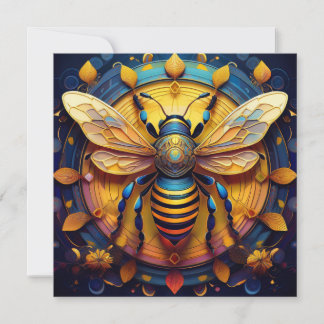 Cartão De Festividades IA Bee