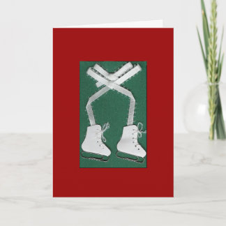 CARTÃO DE FESTIVIDADES ICE SKATE HOLIDAY BLANK CARD