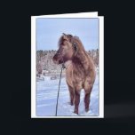 Cartão De Festividades Icelandic Horse Power<br><div class="desc">Icelandic Horse All profit from this store goes towards our rescue horses!</div>