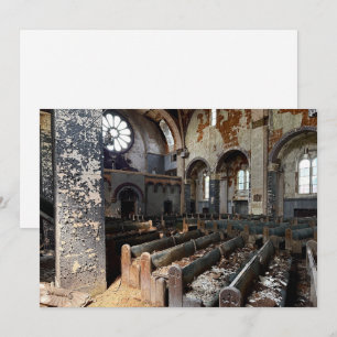 Cartão De Festividades Igreja Abandonada