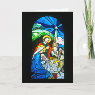 Cartão De Festividades Igreja Católica instalou janela em Nagasaki