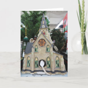 Cartão De Festividades Igreja de Natal