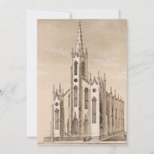 Cartão De Festividades Igreja de São Nicolau em Nova York