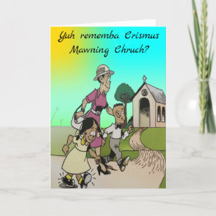 Cartão De Festividades Igreja Natal