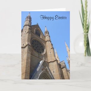 Cartão De Festividades igreja páscoa